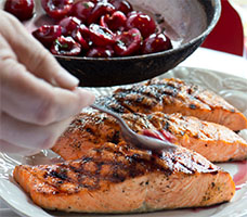 Dukes Blueberry Salmon Signature Dinner