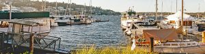 Lake Union View from Dockside at Dukes