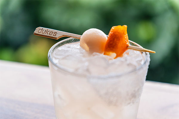 Duke's Seafood Dobel Lychee Margarita