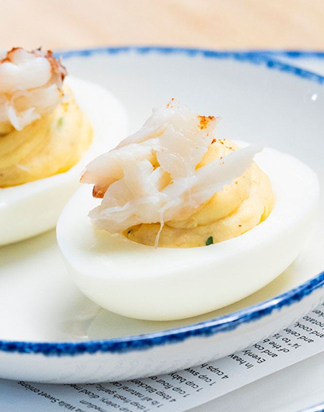 Duke's Seafood Crabby Deviled Egg
